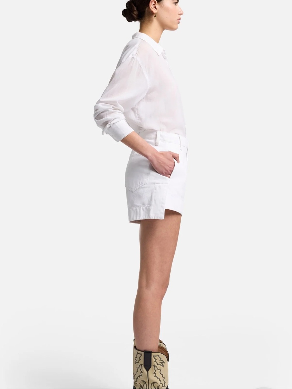 7 For All Mankind Tailored Denim Shorts